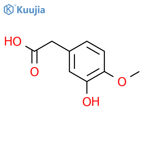 2-(3-Hydroxy-4-methoxyphenyl)acetic acid structure