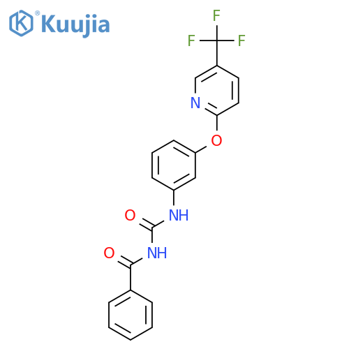 Benzamide, N-[[[3-[[5-(trifluoromethyl)-2-pyridinyl]oxy]phenyl]amino]carbonyl]- structure