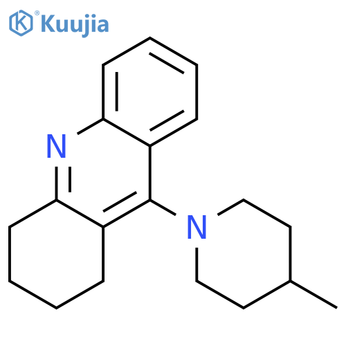 Acridine,1,2,3,4-tetrahydro-9-(3-methyl-1-piperidinyl)- structure