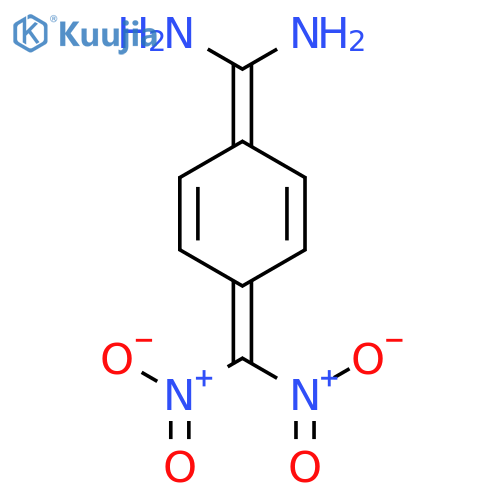 Methanediamine, 1-[4-(dinitromethylene)-2,5-cyclohexadien-1-ylidene]- structure