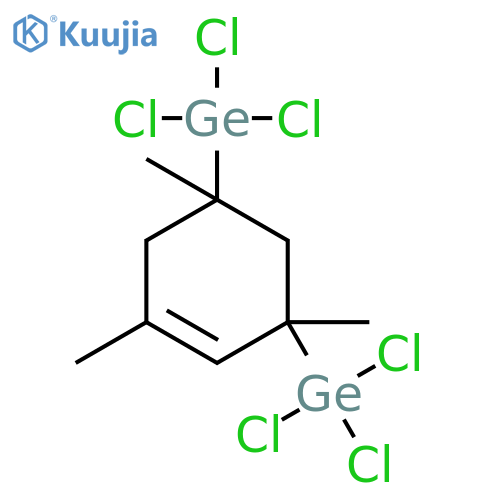 Germane, (1,3,5-trimethyl-4-cyclohexene-1,3-diyl)bis[trichloro- structure