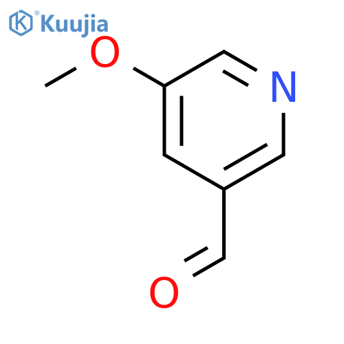 5-methoxypyridine-3-carbaldehyde structure
