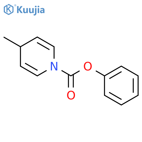 1(4H)-Pyridinecarboxylic acid, 4-methyl-, phenyl ester structure