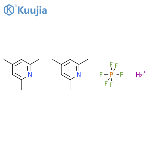 Bis(2,4,6-trimethylpyridine)iodonium Hexafluorophosphate structure