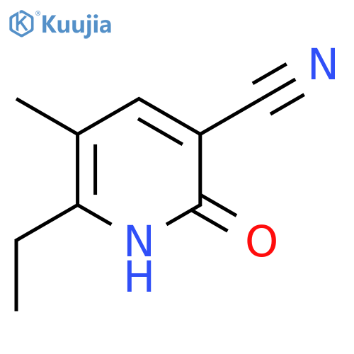 6-Ethyl-5-methyl-2-oxo-1,2-dihydropyridine-3-carbonitrile structure