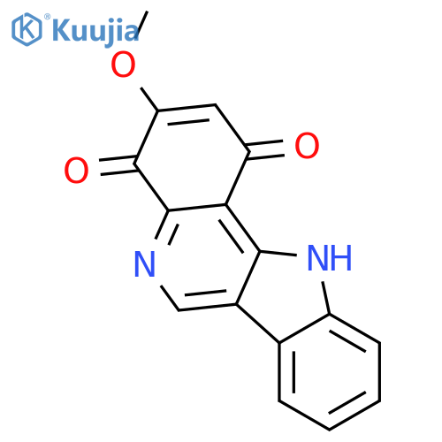1H-Indolo[3,2-c]quinoline-1,4(11H)-dione,3-methoxy- structure