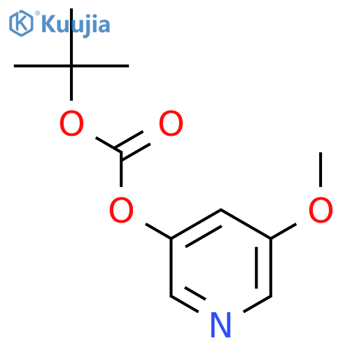 tert-Butyl 5-methoxypyridin-3-yl carbonate structure