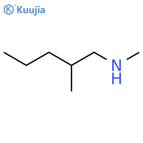 methyl(2-methylpentyl)amine structure