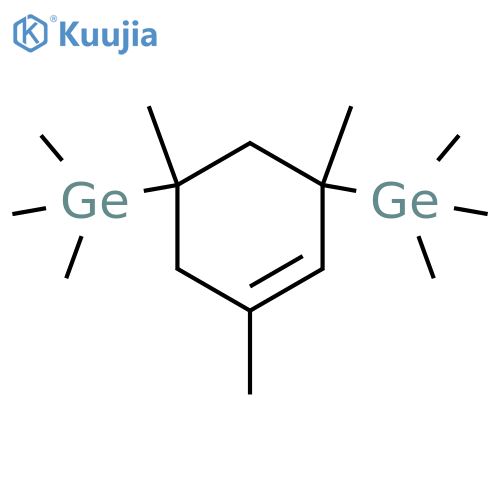 Germane, (1,3,5-trimethyl-4-cyclohexene-1,3-diyl)bis[trimethyl- structure