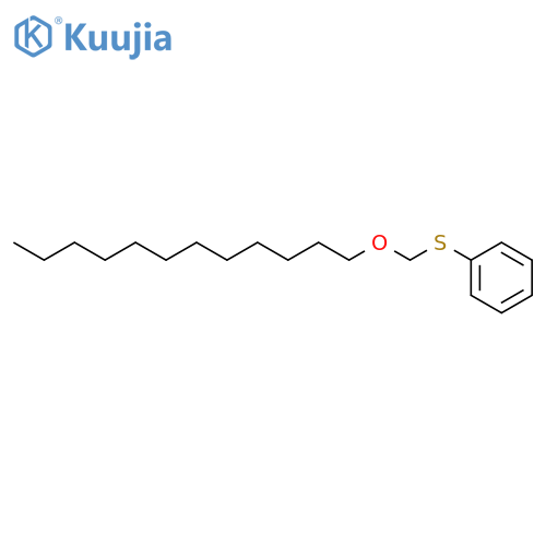 Benzene, [[(dodecyloxy)methyl]thio]- structure