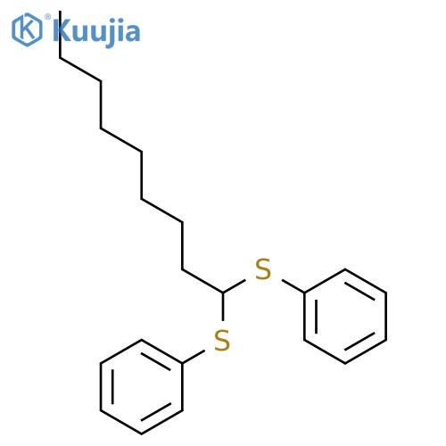 1-phenylsulfanylnonylsulfanylbenzene structure