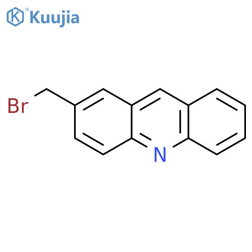 Acridine, 2-(bromomethyl)- structure