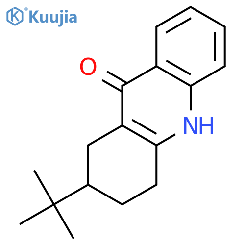 9(10H)-Acridinone, 2-(1,1-dimethylethyl)-1,2,3,4-tetrahydro- structure