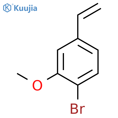 1-bromo-4-ethenyl-2-methoxybenzene structure
