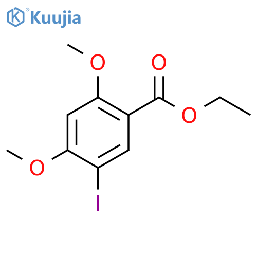 Ethyl 5-iodo-2,4-dimethoxybenzoate structure