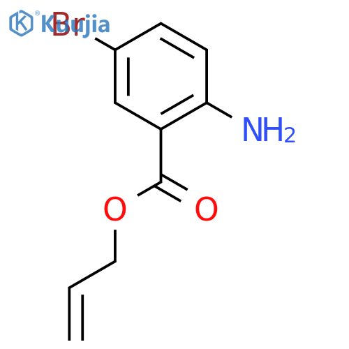 Allyl 2-amino-5-bromobenzoate structure
