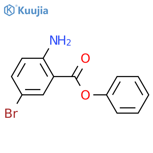 Phenyl 2-amino-5-bromobenzoate structure