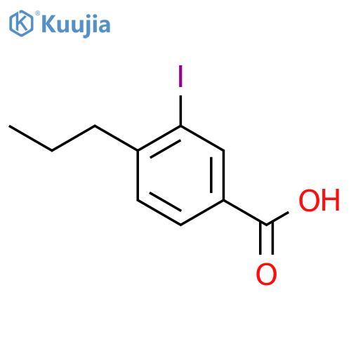 3-Iodo-4-propylbenzoic acid structure