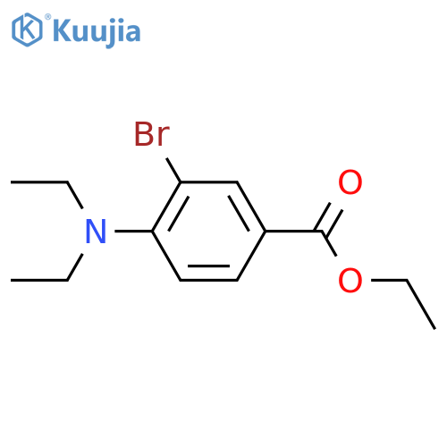 Ethyl 3-bromo-4-(diethylamino)benzoate structure