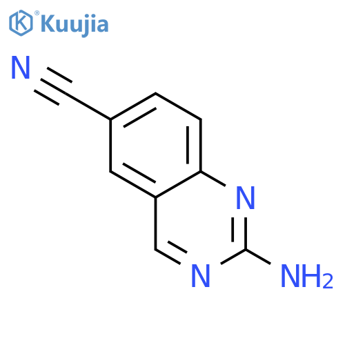 2-Aminoquinazoline-6-carbonitrile structure