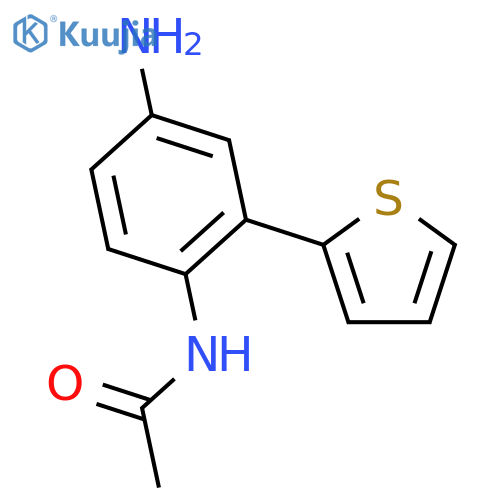 Acetamide,N-[4-amino-2-(2-thienyl)phenyl]- structure