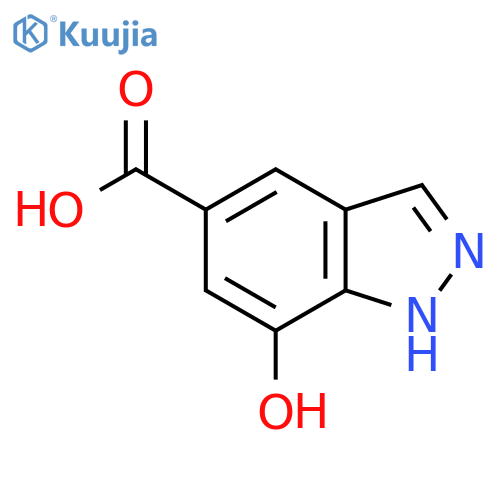 7-Hydroxy-1H-indazole-5-carboxylic acid structure