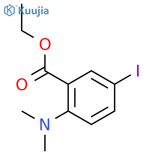 Ethyl 2-(dimethylamino)-5-iodobenzoate structure