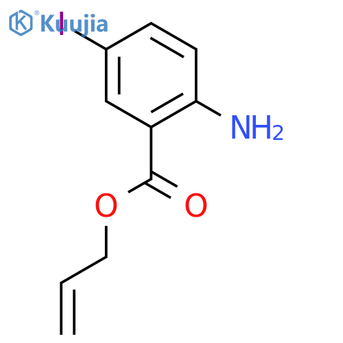 Allyl 2-amino-5-iodobenzoate structure