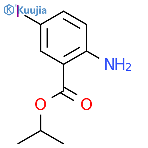 Isopropyl 2-amino-5-iodobenzoate structure