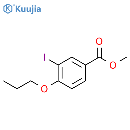Methyl 3-iodo-4-propoxybenzoate structure