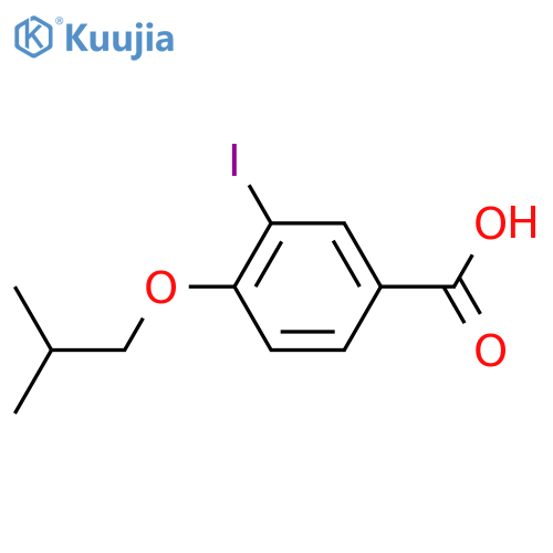 3-Iodo-4-isobutoxybenzoic acid structure