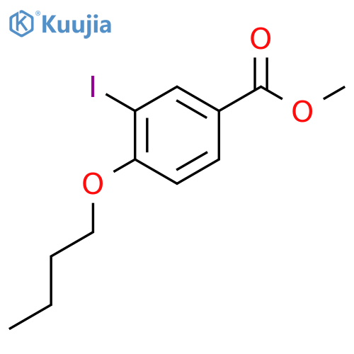 Methyl 4-butoxy-3-iodobenzoate structure