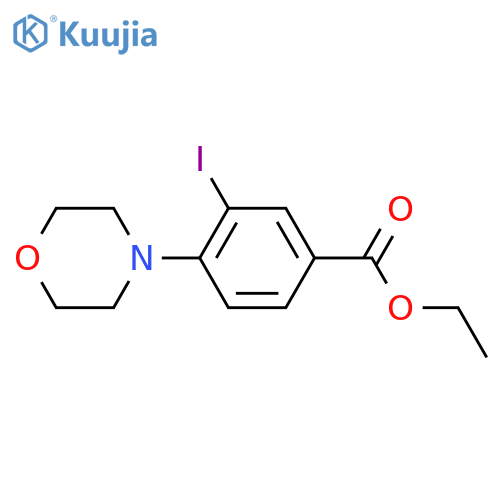 Ethyl 3-iodo-4-morpholinobenzoate structure