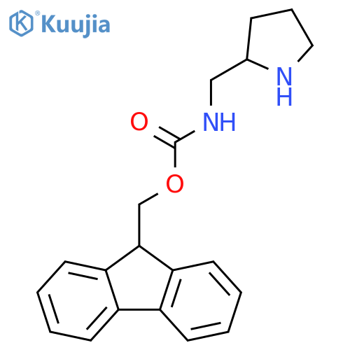 (9H-Fluoren-9-yl)methyl (pyrrolidin-2-ylmethyl)carbamate structure