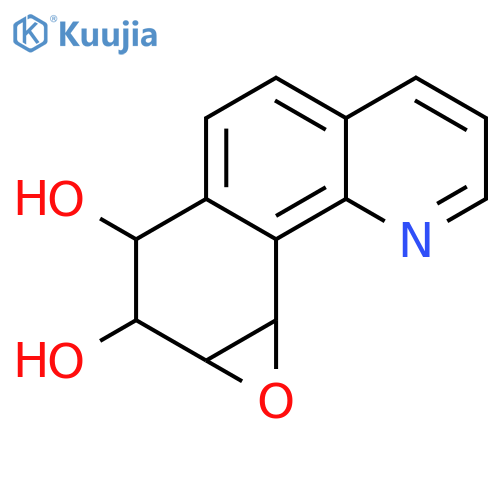Oxireno[3,4]benzo[1,2-h]quinoline-2,3-diol,1a,2,3,9c-tetrahydro-, (1aR,2R,3S,9cS)-rel- structure