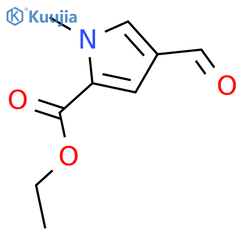 4-formyl-1-methyl-1H-Pyrrole-2-carboxylic acid ethyl ester structure
