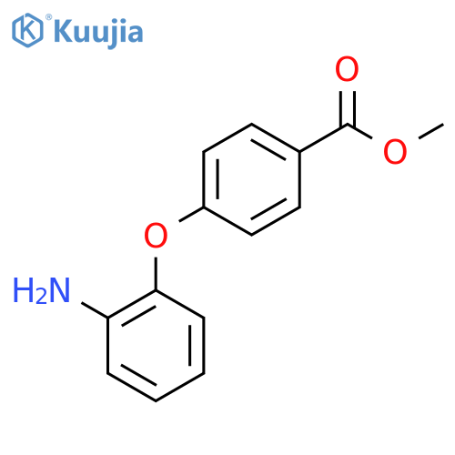 Methyl 4-(2-aminophenoxy)benzoate structure