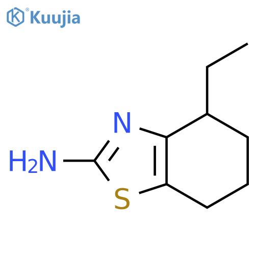4-ethyl-4,5,6,7-tetrahydro-1,3-benzothiazol-2-amine structure