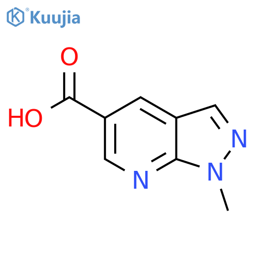 1-Methyl-1H-pyrazolo[3,4-B]pyridine-5-carboxylic acid structure