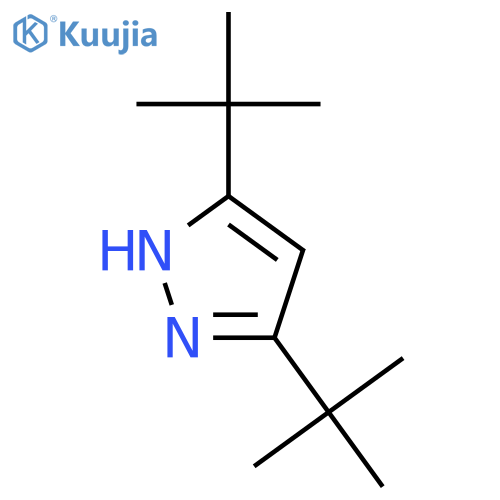 3,5-Di-tert-butyl-1H-pyrazole structure