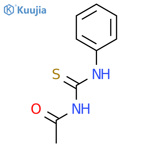 Acetamide,N-[(phenylamino)thioxomethyl]- structure