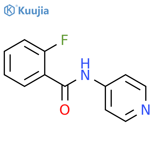 2-fluoro-N-(pyridin-4-yl)benzamide structure