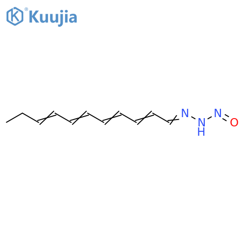 2,4,6,8-Undecatetraenal,2-nitrosohydrazone structure
