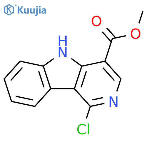 Methyl 1-chloro-5H-pyrido[4,3-b]indole-4-carboxylate structure