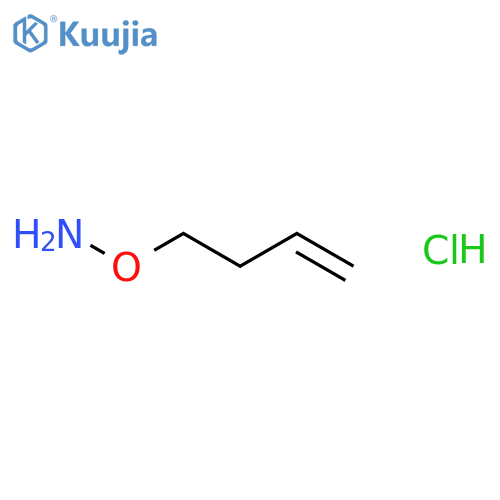 O-(But-3-en-1-yl)hydroxylamine hydrochloride structure