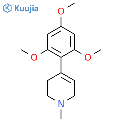 1-Methyl-4-(2,4,6-trimethoxyphenyl)-1,2,3,6-tetrahydropyridine structure