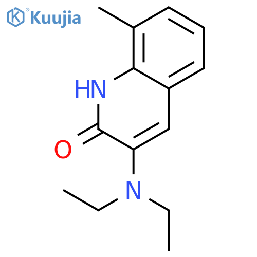 3-(Diethylamino)-8-methyl-2(1H)-quinolinone structure