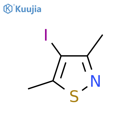 4-iodo-3,5-dimethyl-1,2-thiazole structure