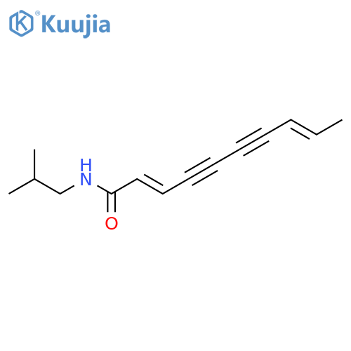 2,8-Decadiene-4,6-diynoic acid-2-Methylpropylamide structure