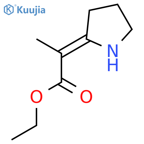 ethyl 2-pyrrolidin-2-ylidenepropanoate structure